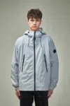 C.p. Company Cp Company Hooded Jacket Made Of Pro Tek In Grey