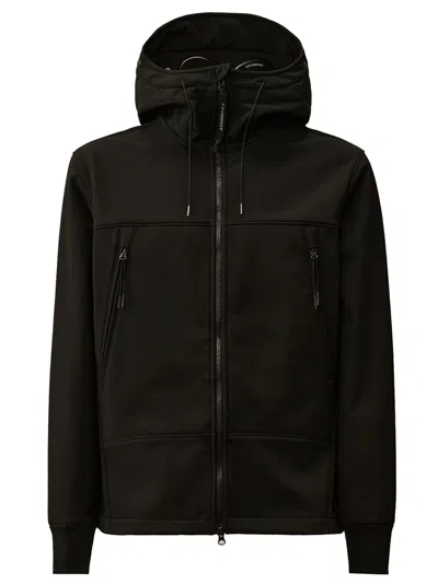 C.p. Company Shell-r Google Jacket Black