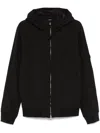 C.p. Company Shell-r Hooded Jacket With Removable Accessories In Black