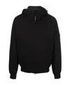 C.p. Company Shell-r Goggle Jacket Drawstring Detail In Black