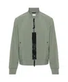 C.p. Company Shell-r Lens-detailed Bomber Jacket In Gray