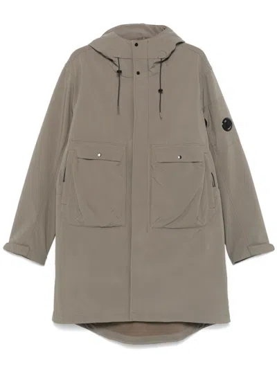 C.p. Company Shell-r Parka In Green