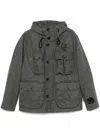 C.p. Company Shetland Jacket In Grey