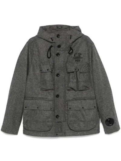 C.p. Company Shetland Jacket In Grey