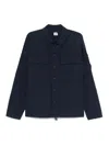 C.p. Company C.p.company Cotton Overshirt In Blue