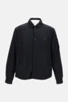C.p. Company C.p.company Buttoned Pocket Overshirt In Black