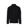 C.p. Company Corduroy Shirt With Chest Pocket And Long Sleeves In Black