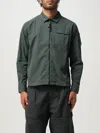 C.p. Company Overshirt In Organic Gabardine Clothing In Green