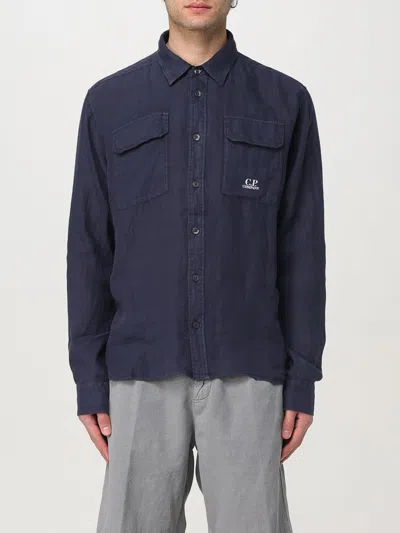 C.p. Company Shirt  Men Color Blue