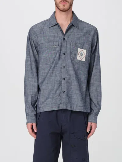 C.p. Company Chambray Shirt In Blue