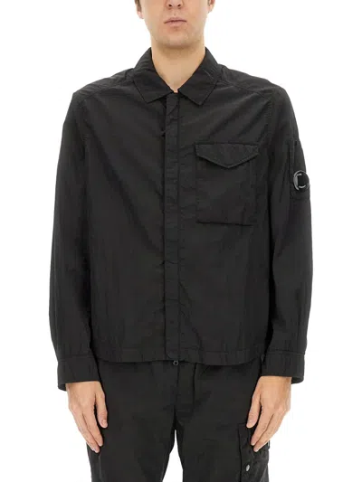 C.p. Company Shirt Jacket In Black