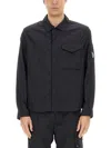 C.p. Company C.p.company Jacket With Gabardine In Blue