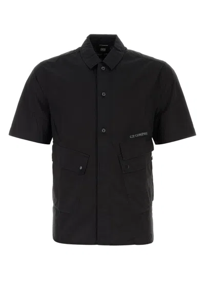 C.p. Company Shirt-m Nd  Male In Black