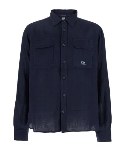 C.P. COMPANY C.P. COMPANY SHIRT WITH LOGO FRONT PRINT
