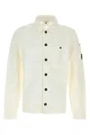C.p. Company C.p.company White Cotton Blend Jacket In White