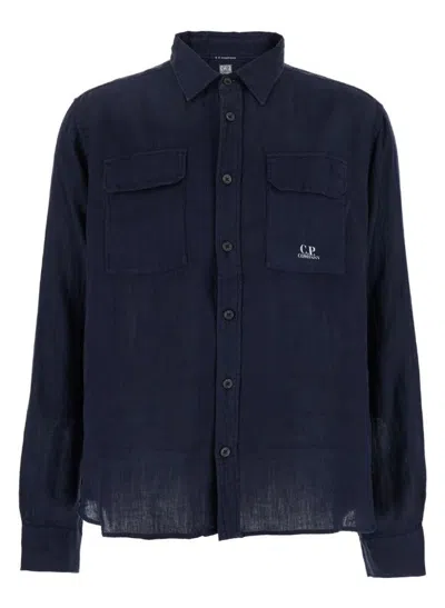 C.p. Company Shirts In Blue