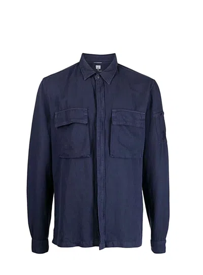 C.p. Company Shirts In Blue