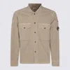C.p. Company Arm Patch Chest Pockets Long Sleeves In Neutral
