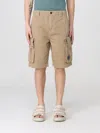 C.p. Company Cotton Cargo Bermuda In Beige