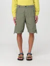 C.p. Company Mid-thigh Length Green Shorts With Adjustable Drawstring In Grün