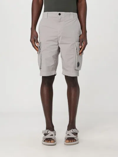C.p. Company Short C. P. Company Men Color Grey In Grey