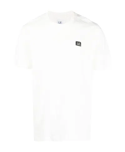 C.p. Company Short-sleeve Cotton T-shirt In White
