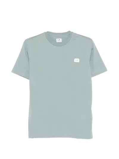 C.p. Company Short-sleeve Logo T-shirt In Blue