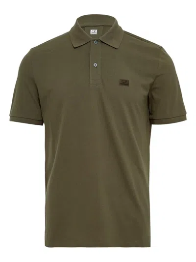C.p. Company Short-sleeve Polo Shirt In Green