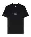 C.p. Company Mens Graphic-print Relaxed-fit Cotton T-shirt Black Xxl In Black