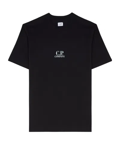 C.P. COMPANY LOGO-PRINT GRAPHIC-PRINT T-SHIRT