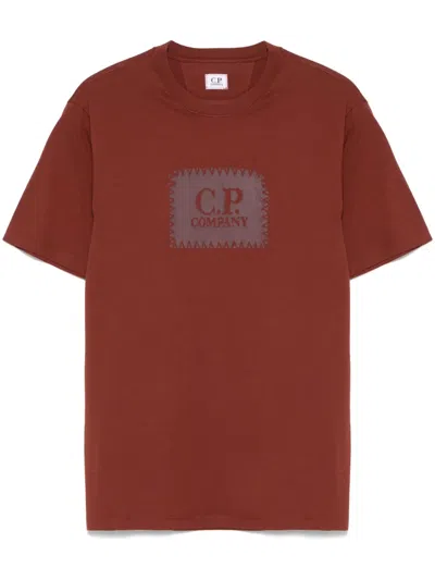 C.p. Company Short-sleeve T-shirt In Brown