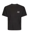 C.p. Company C.p.company Logo-print Short-sleeve Tee In Black