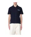 C.p. Company Short-sleeved Polo Shirt In Black