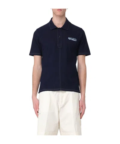 C.p. Company Short-sleeved Polo Shirt In Black