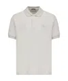 C.p. Company Short-sleeved Polo Shirt In White