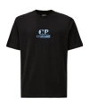 C.p. Company Logo Short-sleeved T-shirt In Black