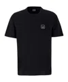 C.p. Company C.p.company Metropolis Series Mercerized Jersey T-shirt In Black
