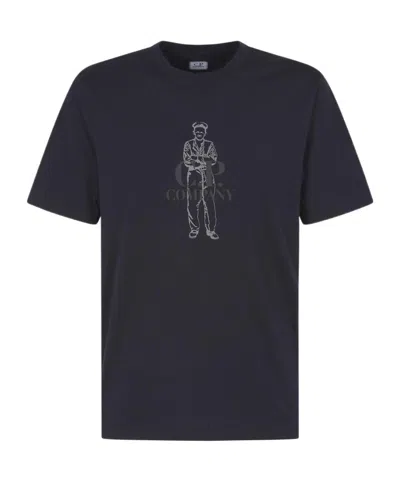 C.p. Company Short-sleeved T-shirt In Black