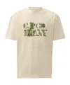 C.p. Company Cotton Jersey T-shirt With Graphics In Nude