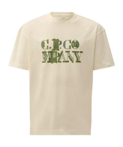 C.p. Company Short-sleeved T-shirt In Nude