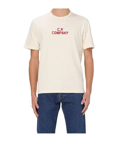 C.p. Company Short-sleeved T-shirt In White