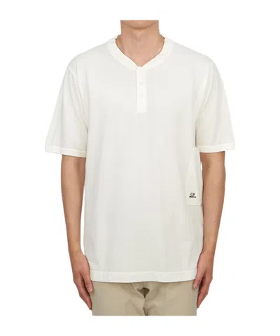 C.p. Company Short-sleeved T-shirt In White