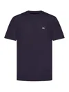 C.p. Company Short-sleeved T-shirt With Print In Blue