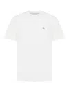 C.p. Company Short-sleeved T-shirt With Print In White