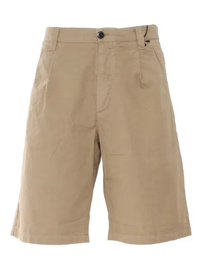 C.p. Company Shorts In Beige