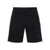 C.p. Company Bermuda Shorts With Stretch Cotton Blend In Black