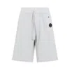 C.p. Company Relaxed Fit Shorts With Adjustable Drawstring In Blue