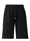 C.p. Company Black Cotton Shorts In Blue