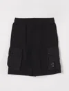 C.p. Company Shorts  Kids Color Black In Black