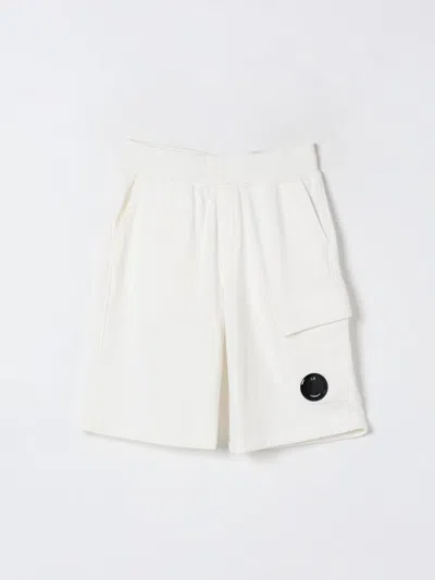 C.P. COMPANY SHORTS C. P. COMPANY KIDS COLOR WHITE,G64169001